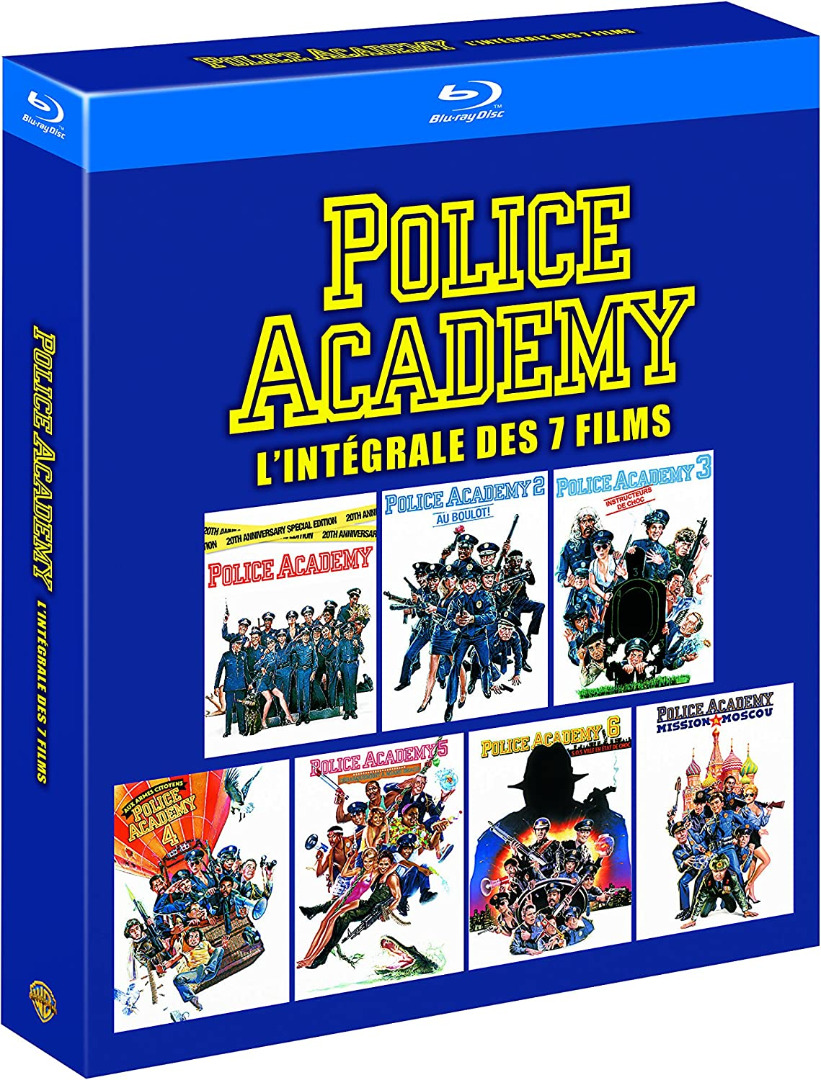 Police Academy 1-7 Blu-ray (Novo)