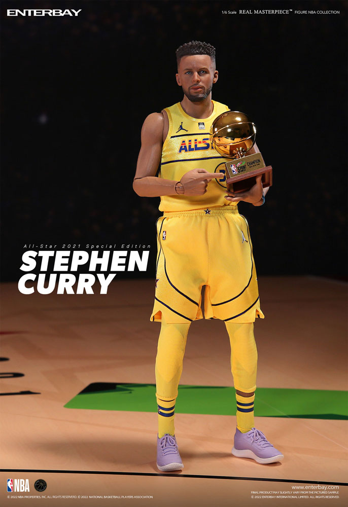 NBA Collection Real Masterpiece AF 1/6 Stephen Curry All Star 2021 Special 