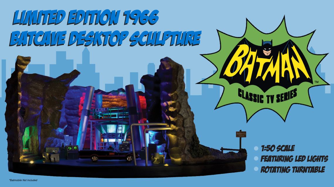 Batman 1966 TV Series Desktop Sculpture Batcave 46 x 23 cm Limited Edition