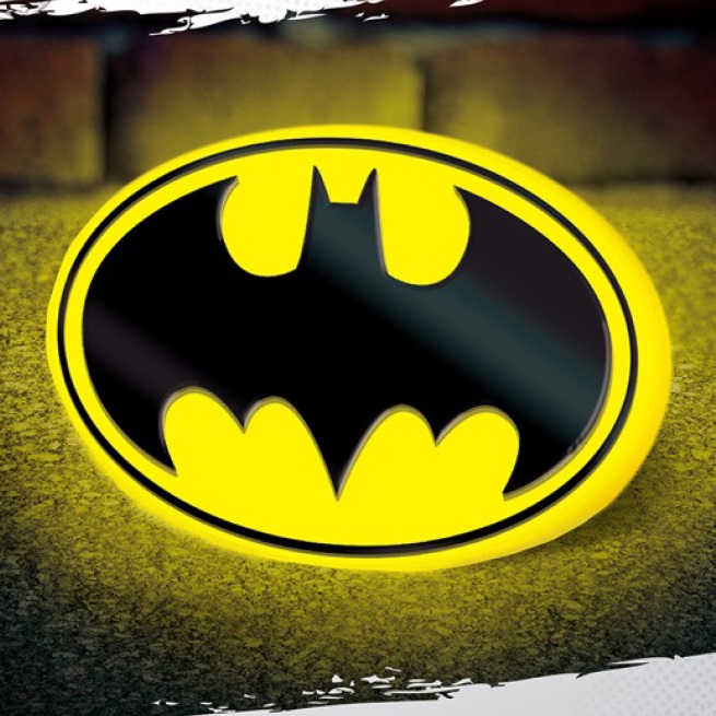 DC Comics: Mini Batman Logo Light 