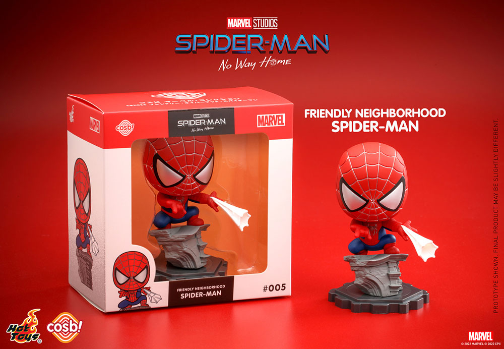 Spider-Man: No Way Home Cosbi Mini Figure Friendly Neighborhood Spider-Man 