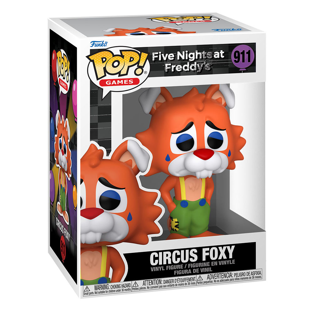 Five Nights at Freddy's Security Breach POP! Games Vinyl Figure Circus Foxy