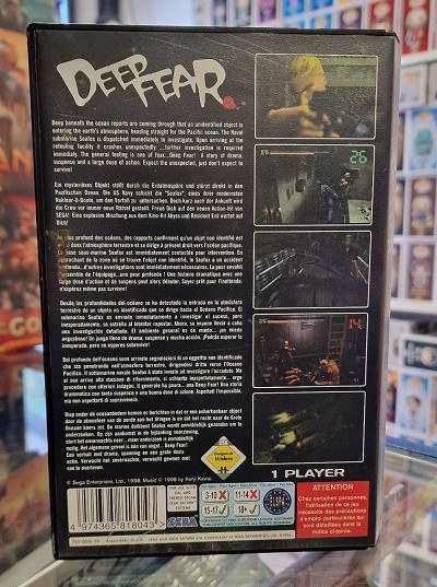 Deep Fear Sega Saturn (Seminovo)