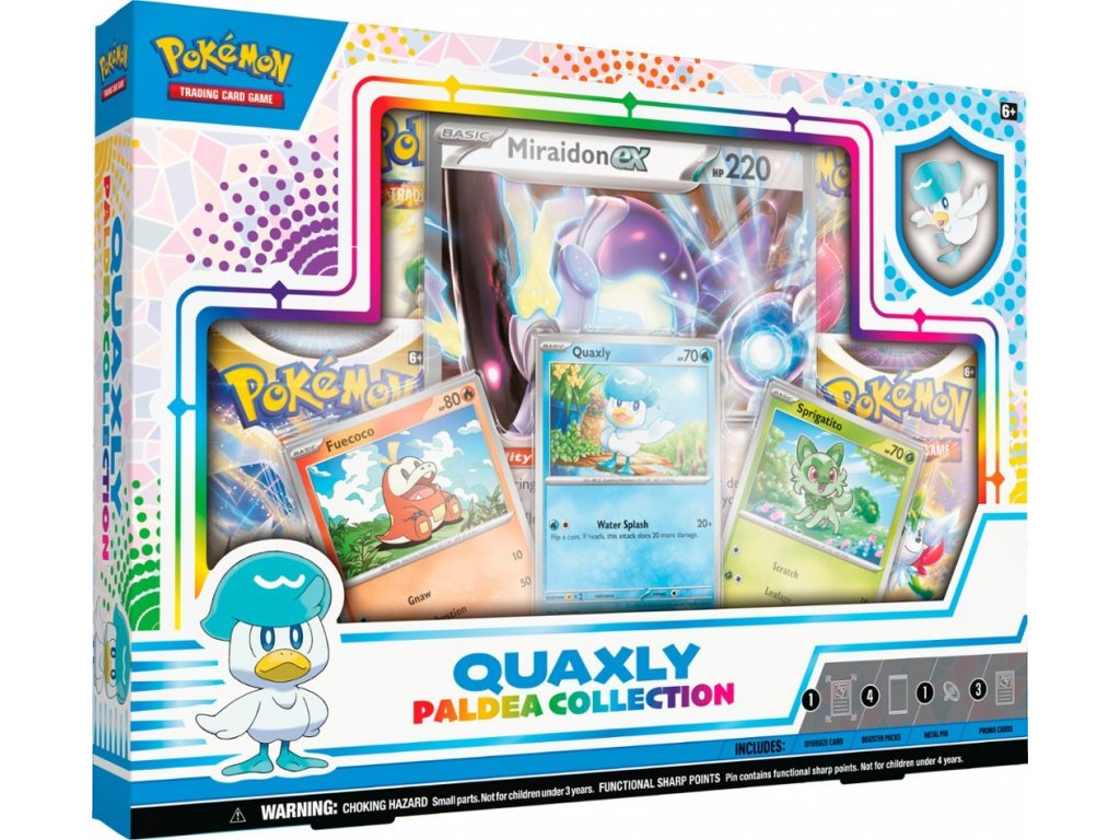 Pokémon - Paldea Collection - Sprigatito / Fuecoco / Quaxly - Miraidon box