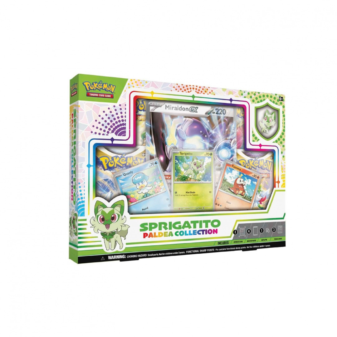 Pokémon - Paldea Collection - Sprigatito / Fuecoco / Quaxly - Miraidon box
