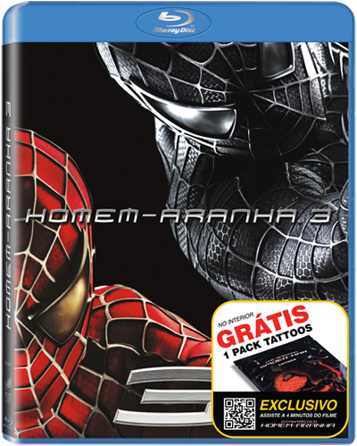 Homem Aranha 3 Pack Blu-Ray+DVD (Novo)