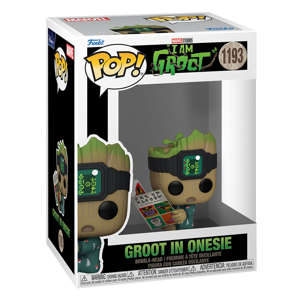 I Am Groot POP! Vinyl Figure Groot PJs w/book 9 cm