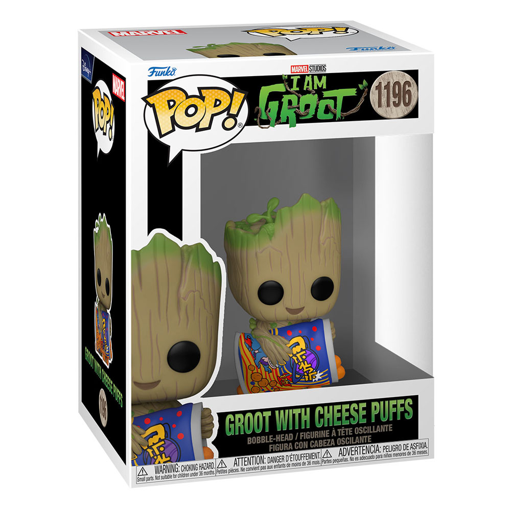 I Am Groot POP! Vinyl Figure Groot w/Cheese Puffs 9 cm