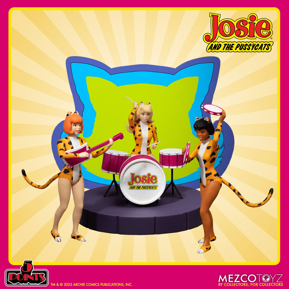 Josie and the Pussycats 5 Points Deluxe Figure Set 9 cm