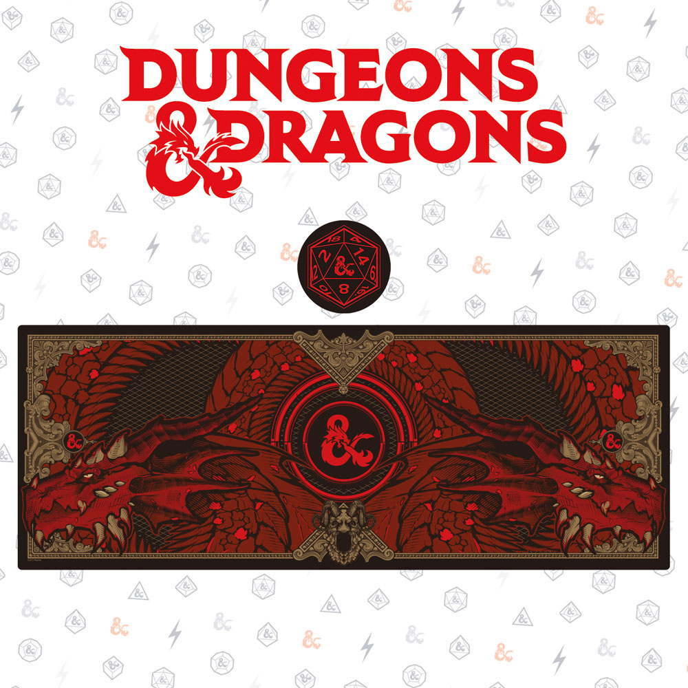 Dungeons & Dragons Desk Pad & Coaster Set Graphic