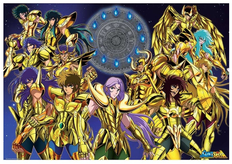 SAINT SEIYA - Poster Gold Saints 1 (91.5x61)