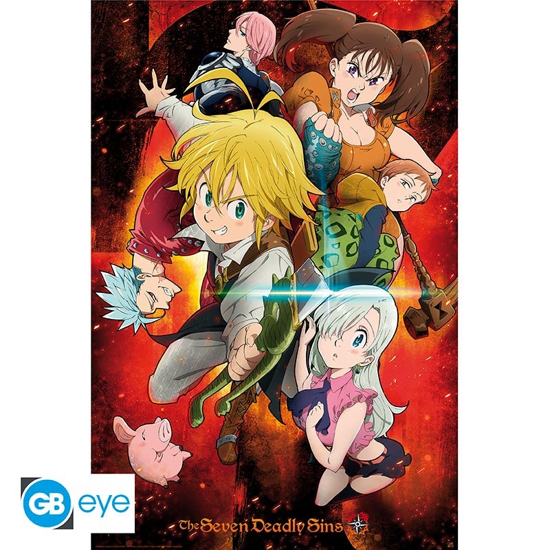 THE SEVEN DEADLY SINS - Poster Characters (91.5x61)