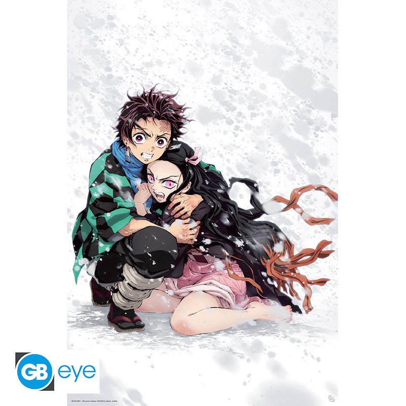 DEMON SLAYER - Poster « Tanjiro & Nezuko Snow » (91.5x61)