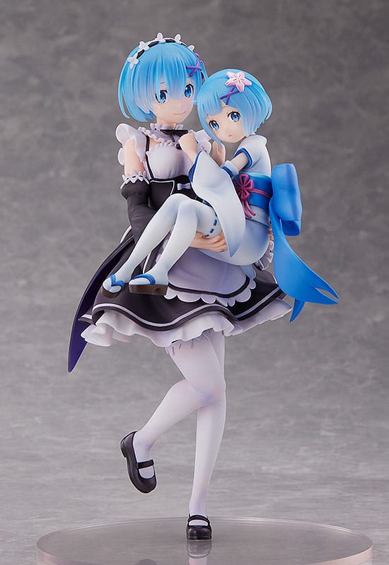 Re:Zero Starting Life in Another World PVC Statue 1/7 Rem & Childhood Rem
