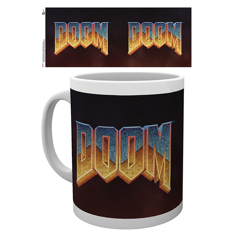 DOOM - Caneca / Mug - 320 ml - Doom Classic Logo in Box