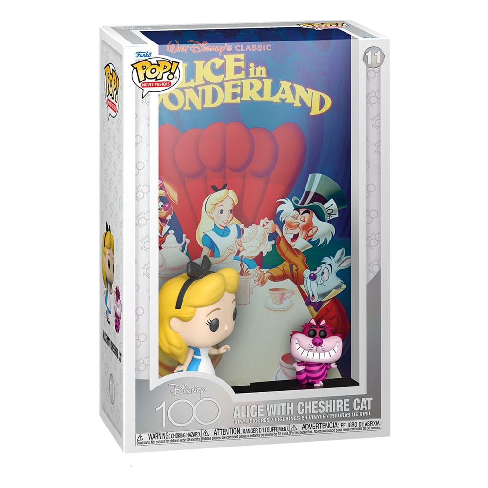 Disney's 100th Anniversary POP! Movie Poster & Figure Alice in Wonderland 9