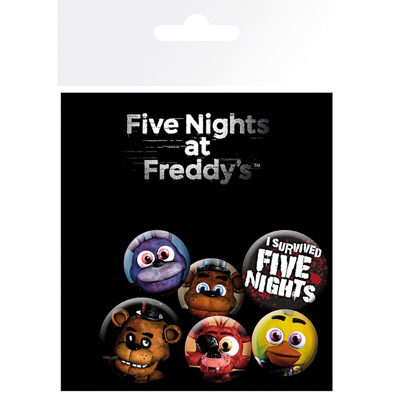 FIVE NIGHT AT FREDDYS – Badge Pack