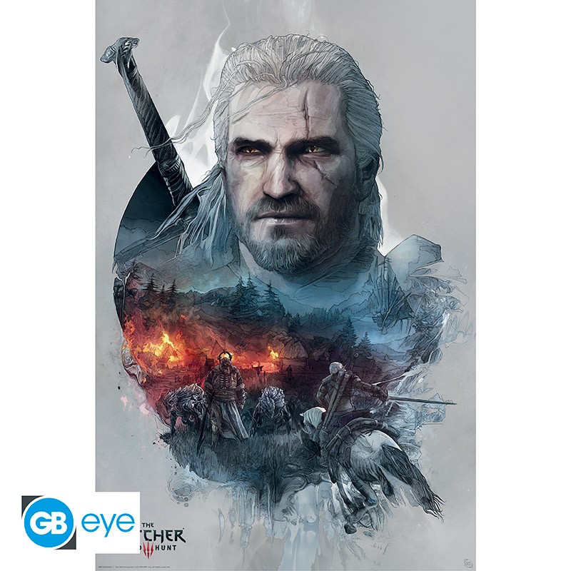 THE WITCHER - Poster Geralt (91,5 x 61 cm)