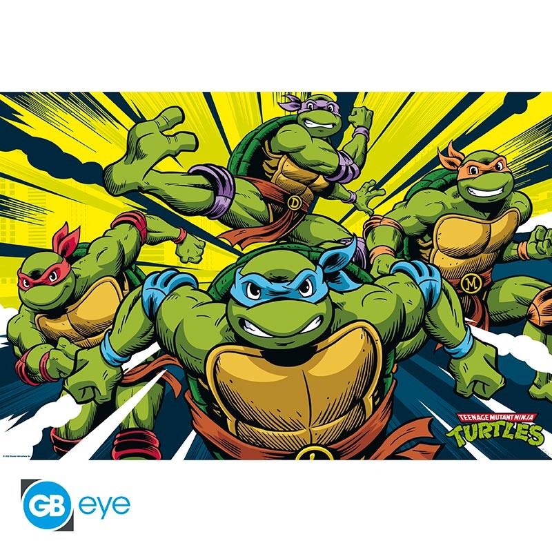 TMNT - Poster Turtles in action (91.5x61)