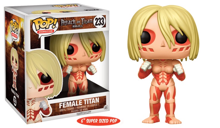 Pop! Anime: Attack on Titan Super Sized Female Titan Vinyl Figure 15 cm