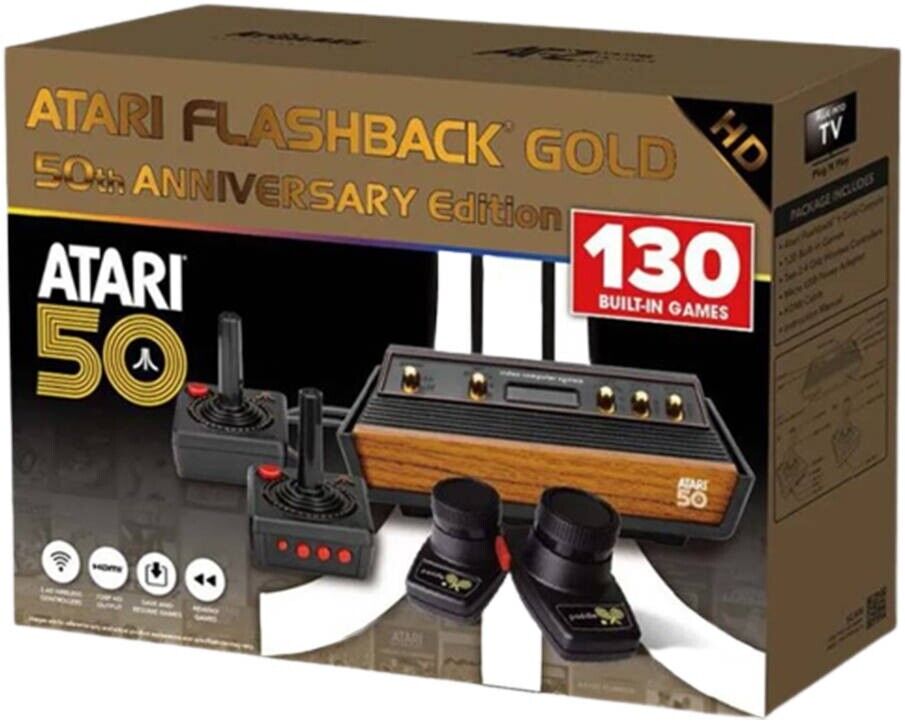 Atari Flashback 11 Gold 50TH Anniversary com 130 Jogos
