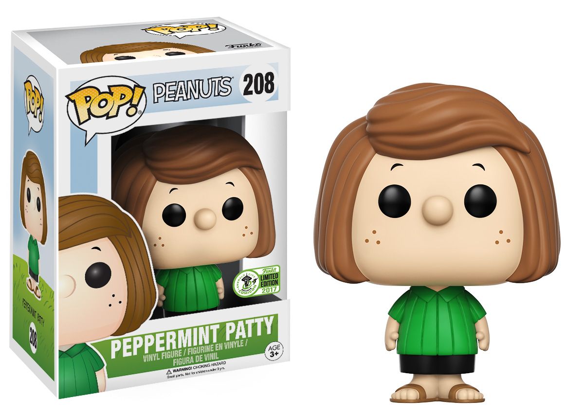  Pop! Cartoons: Peanuts - Peppermint Patty Limited Edition Comic Con 2017