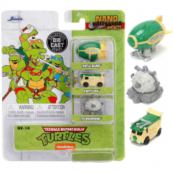 Turtles 3 Pack Nano Cars