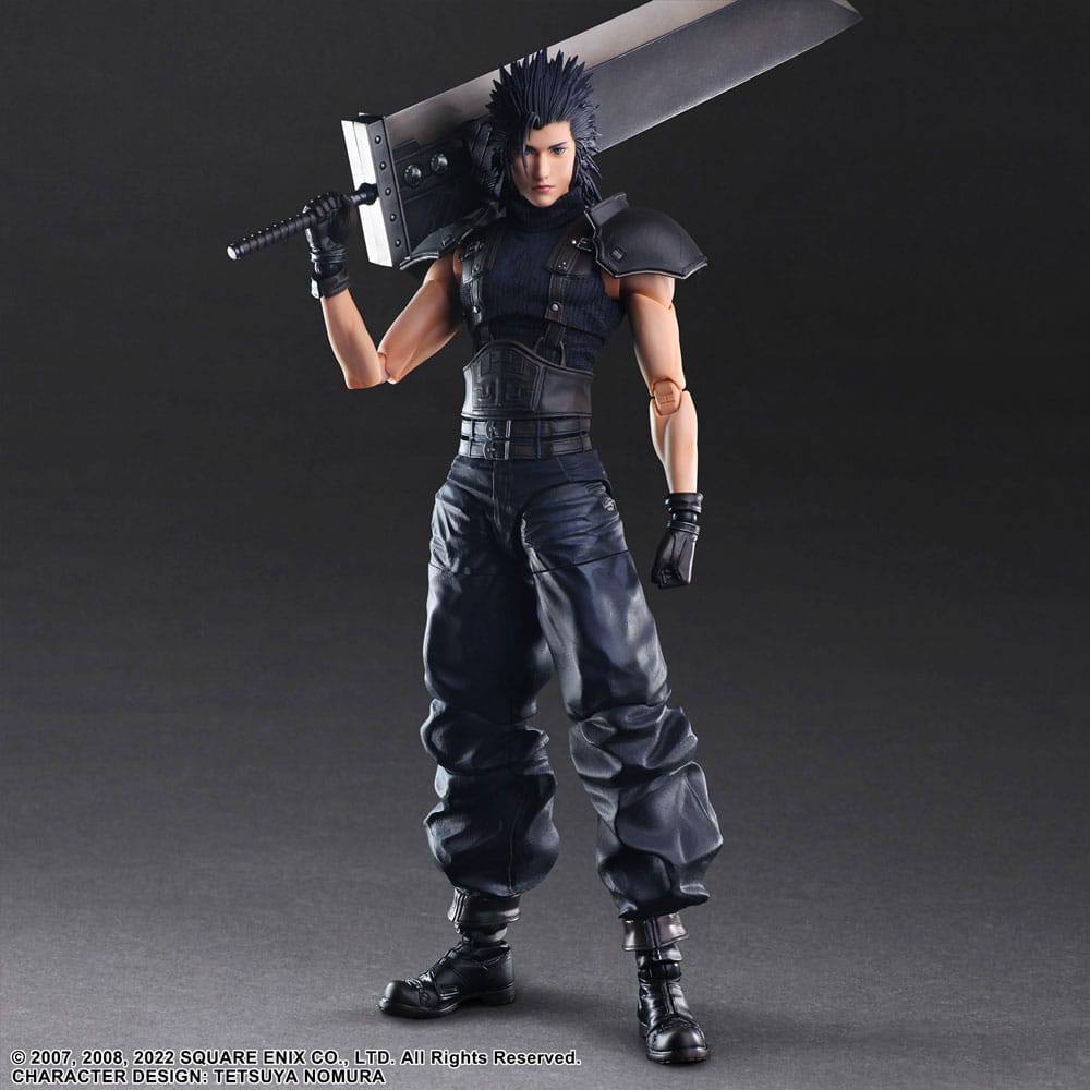 Final Fantasy VII Crisis Core Action Figure Zack Soldier 1St Class 27 cm