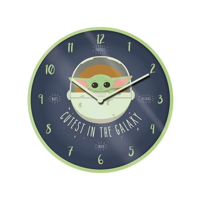 The Mandalorian The Child Cutest In The Galaxy Wall Clock