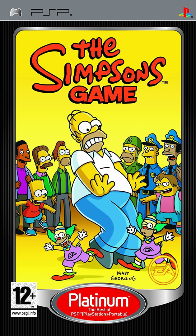 Os Simpsons - O Jogo PSP Platinum (Seminovo)