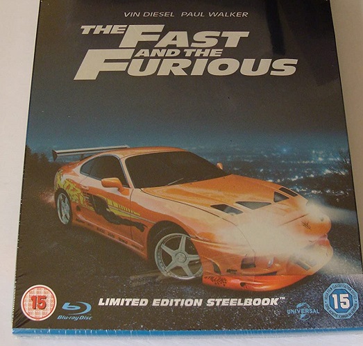 The Fast and The Furious Limited Edition Steelbook Blu-Ray (Novo)