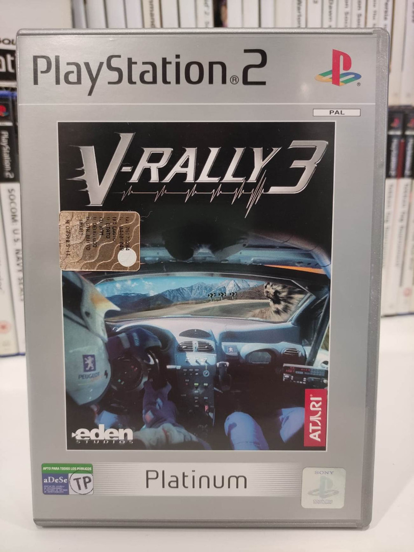 V-Rally 3 Platinum PS2 (Seminovo)
