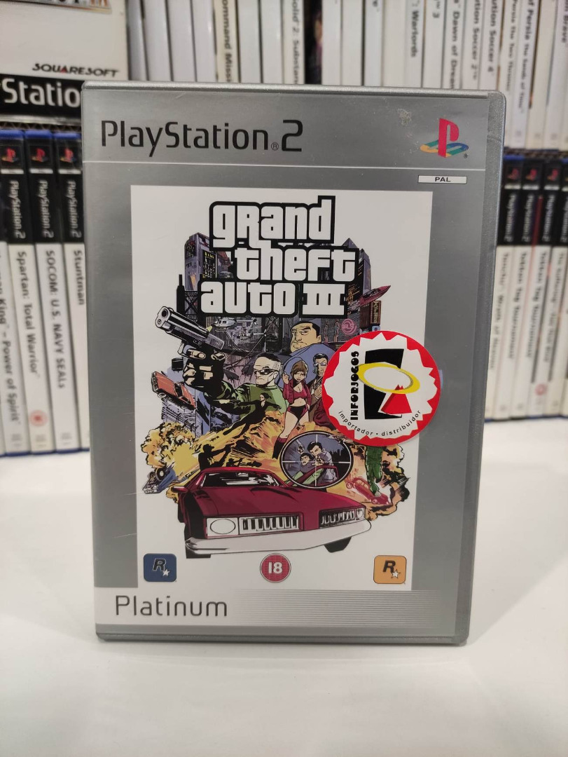 Grand Theft Auto III Platinum PS2 (Seminovo)