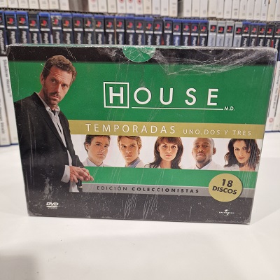 House Temporadas 1/2 e 3 Edição Colecionador DVD (Novo)