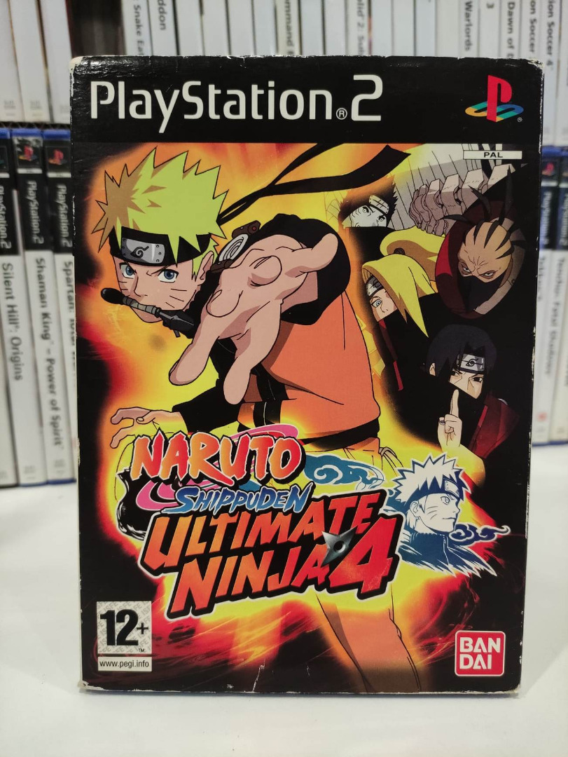 Naruto Shippuden Ultimate Ninja 4 Sleeved Edition PS2 (Seminovo)