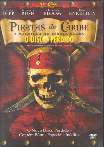Piratas das Caraíbas: Maldição do Pérola Negra O Disco Perdido - DVD (Semi