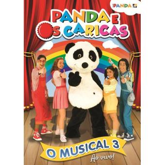 Panda e os Caricas: O Musical 3 ao Vivo! - DVD (Seminovo)
