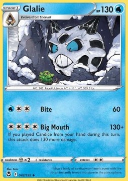 Single Pokémon Glalie (SIT 042) - English