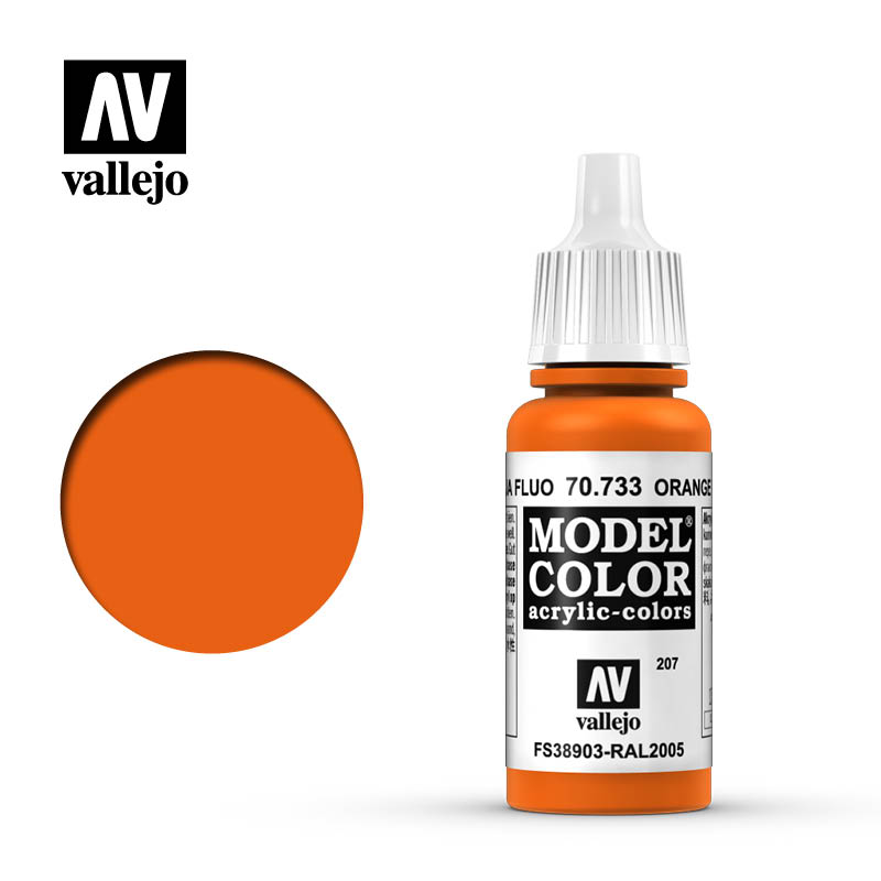Vallejo Model Color Fluorescent Orange 70733