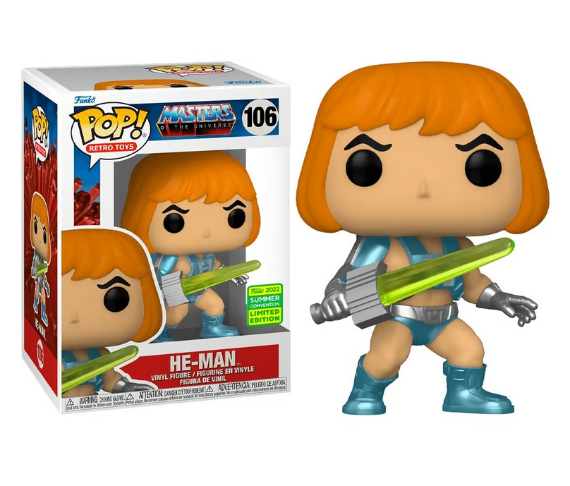 Funko Pop! Masters of the Universe He-Man Laser Power Limited Edition 9 cm