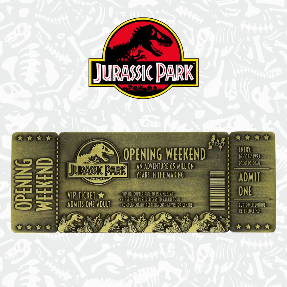 Jurassic Park 30th Anniversary Limited Edition Ticket
