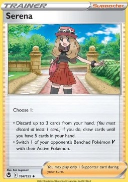 Single Pokémon Serena (SIT 164) - English