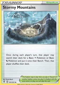 Single Pokémon Stormy Mountains (EVS 161) - English