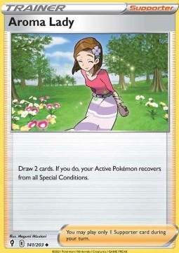 Single Pokémon Aroma Lady (EVS 141) - English