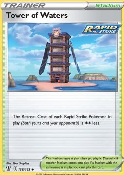 Single Pokémon Tower of Waters (BST 138) - English