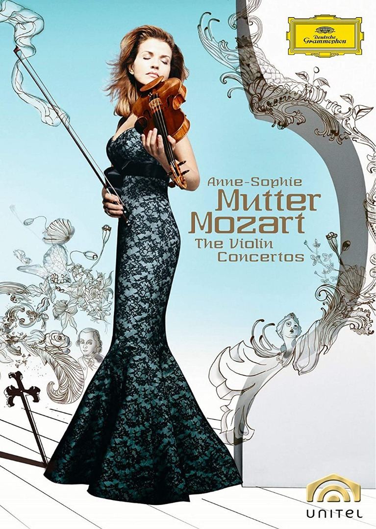 Mutter Mozart: The Violin Concertos - DVD (Seminovo)