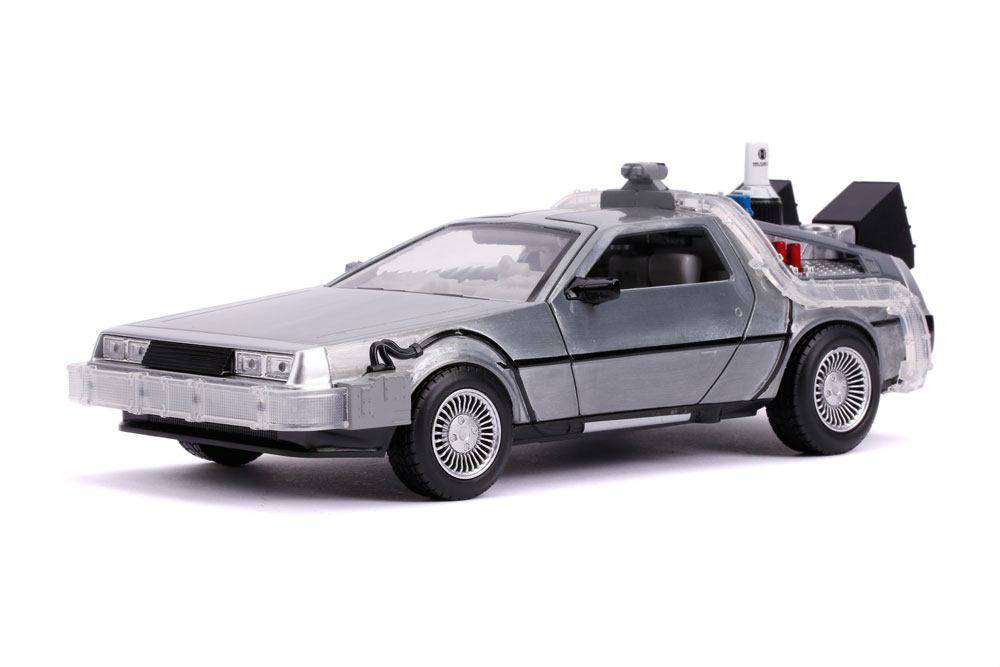 Back to the Future II Rides Diecast Model 1/24 DeLorean Time Machine