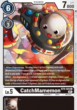 Single Digimon CatchMamemon (BT8-065)- English