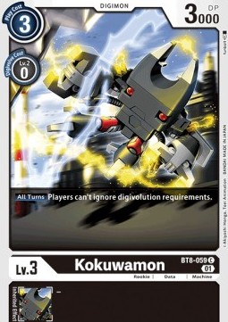 Single Digimon Kokuwamon (BT8-059) - English