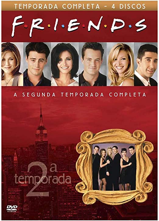 Friends Segunda Temporada Completa (3 Discos) - DVD (Seminovo)